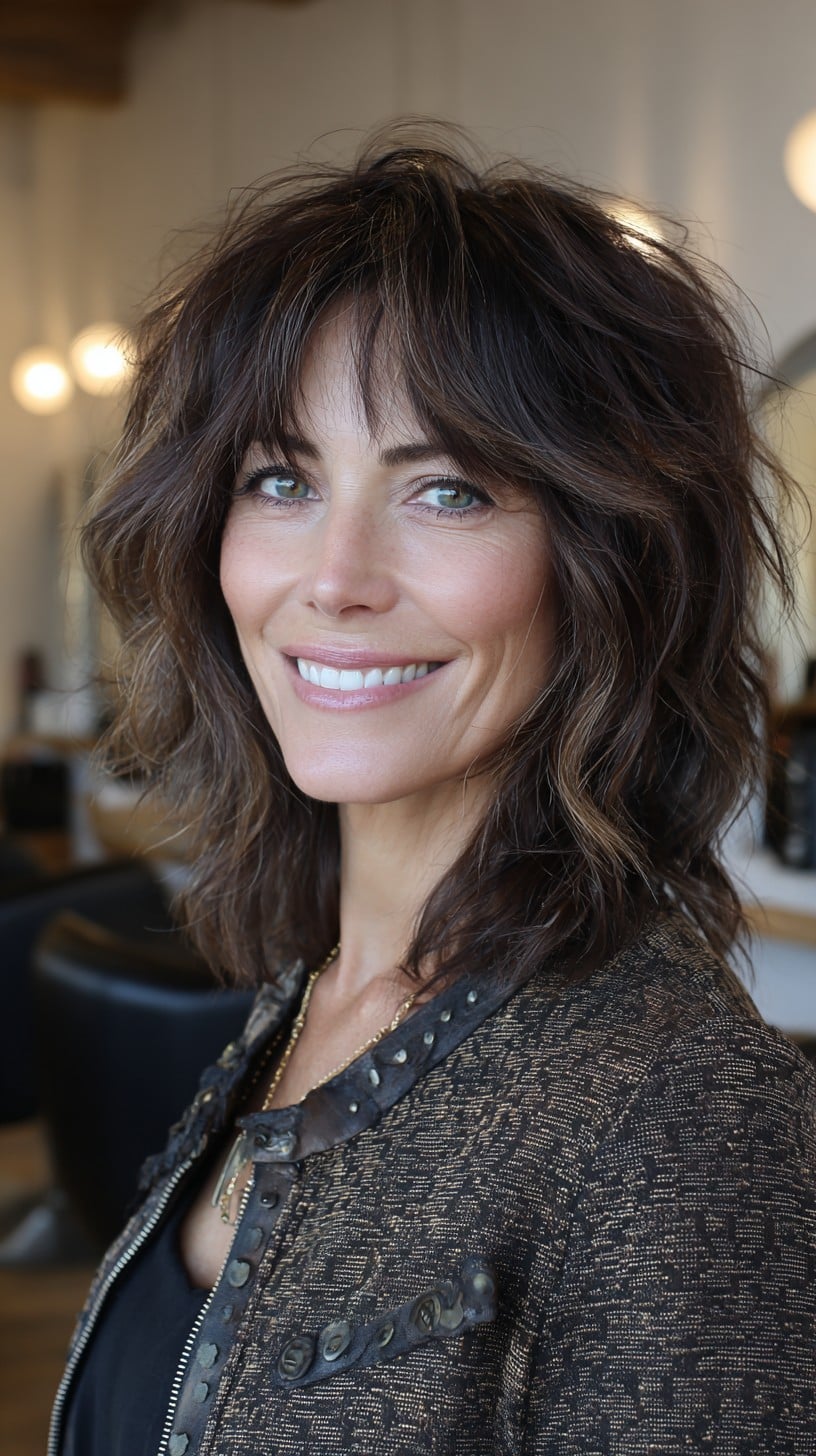 Medium Shaggy Haircuts for Women Over 50: 2026 Style Guide