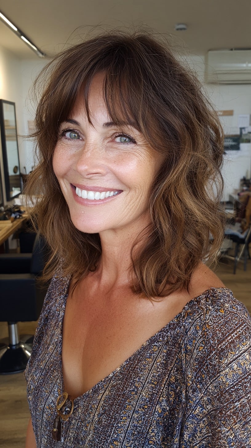 Medium Shaggy Haircuts for Women Over 50: 2026 Style Guide