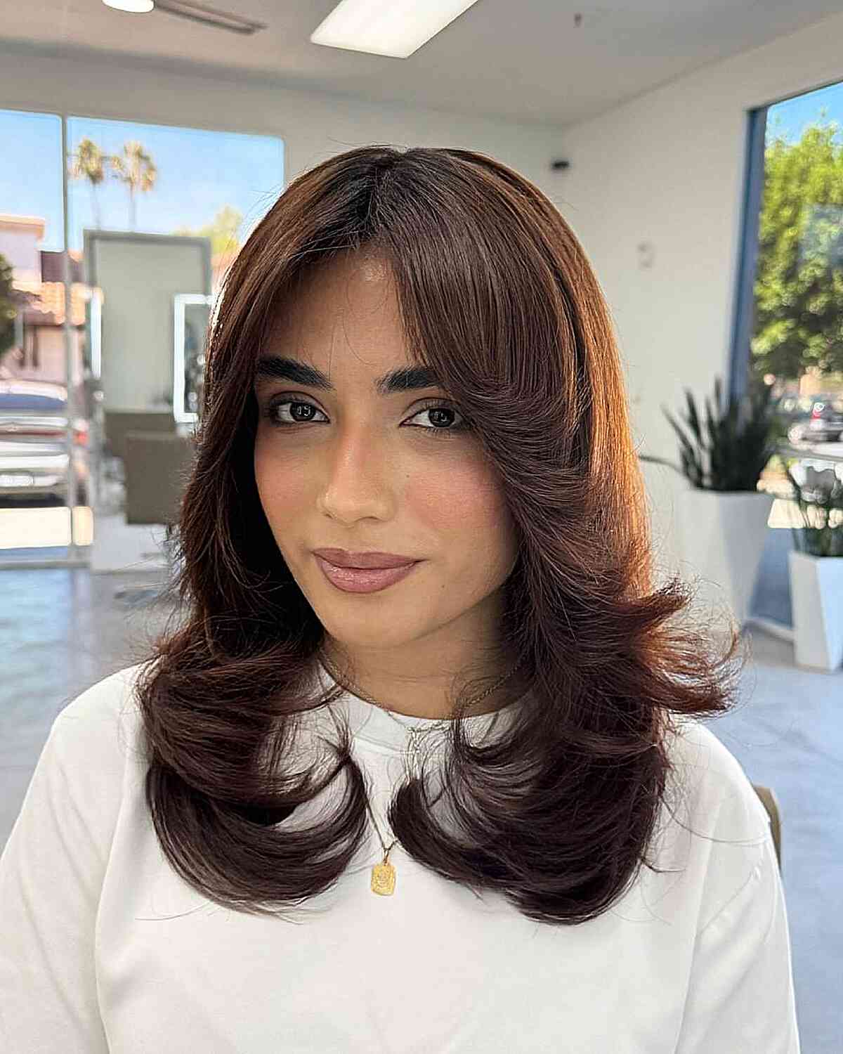Best Medium Haircuts with Bangs for 2026 | Haircut Styles
