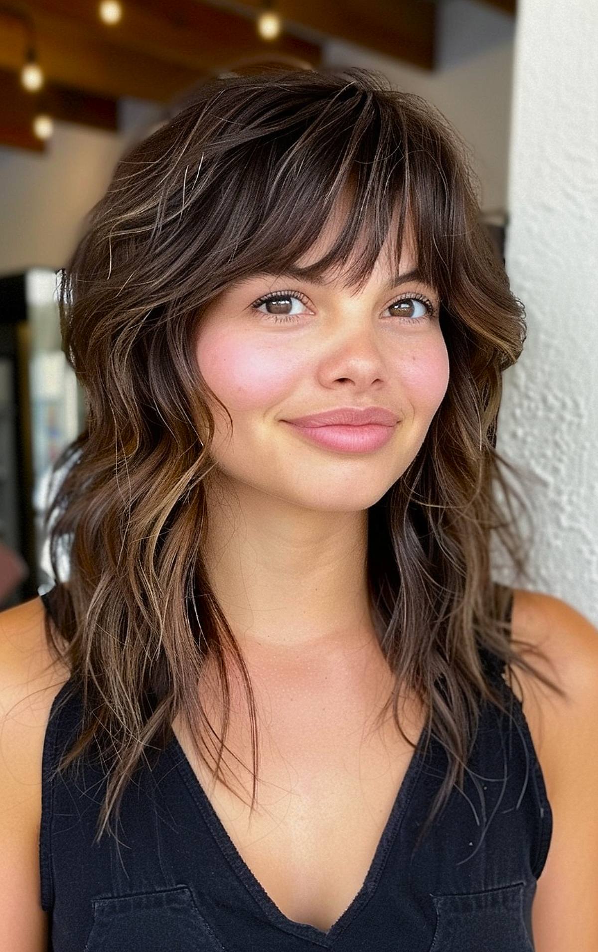 Best Medium Haircuts with Bangs for 2026 | Haircut Styles
