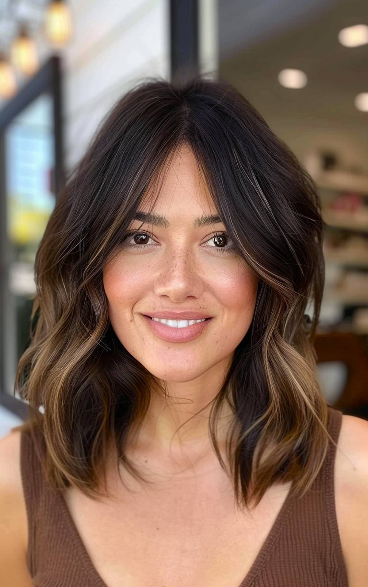 Best Medium Haircuts with Bangs for 2026 | Haircut Styles