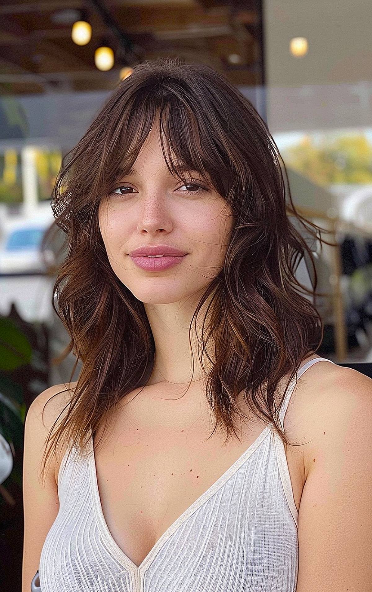 Best Medium Haircuts with Bangs for 2026 | Haircut Styles