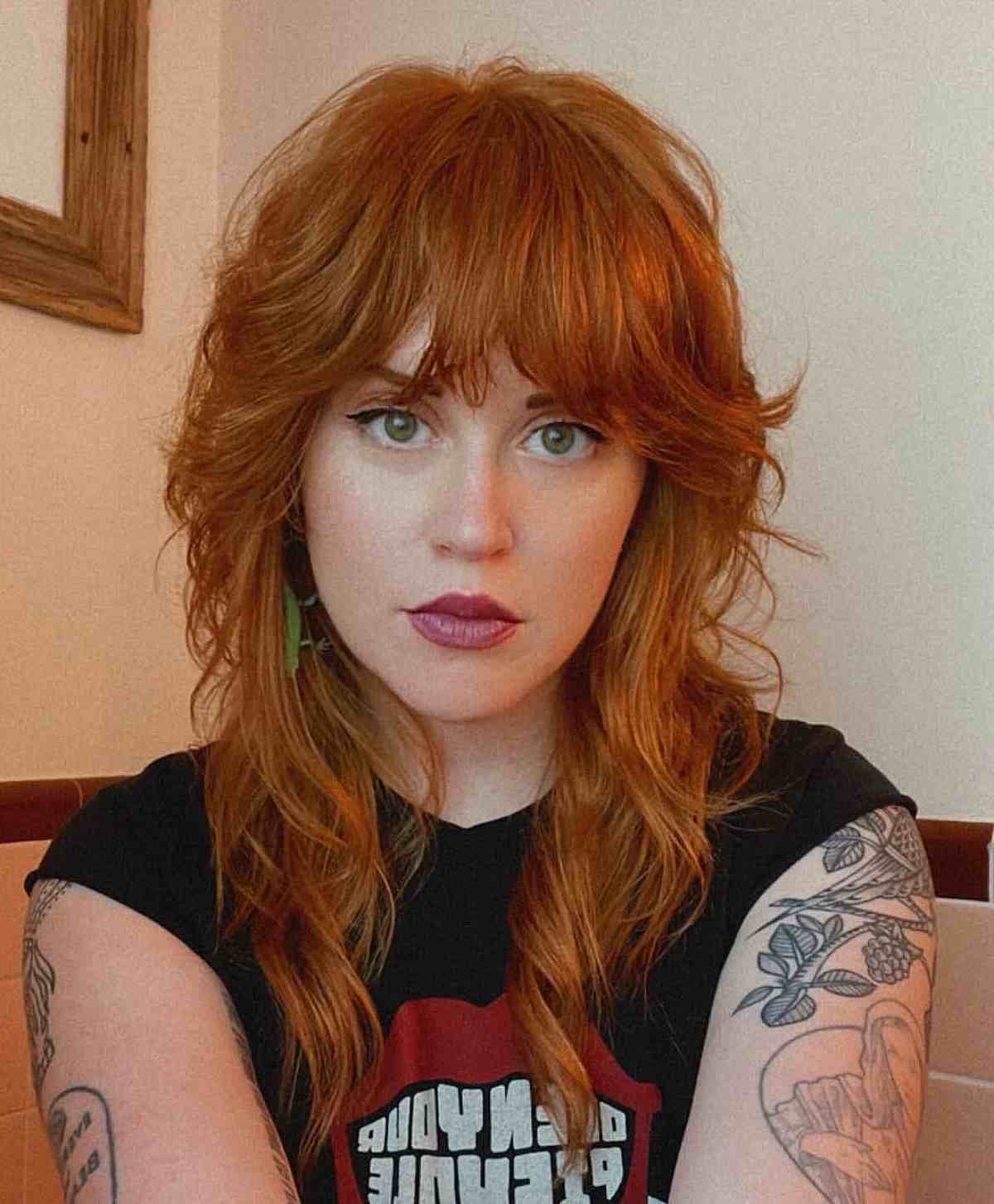 Medium Shag with Bangs: 80 Stunning Styles & How to Get Them