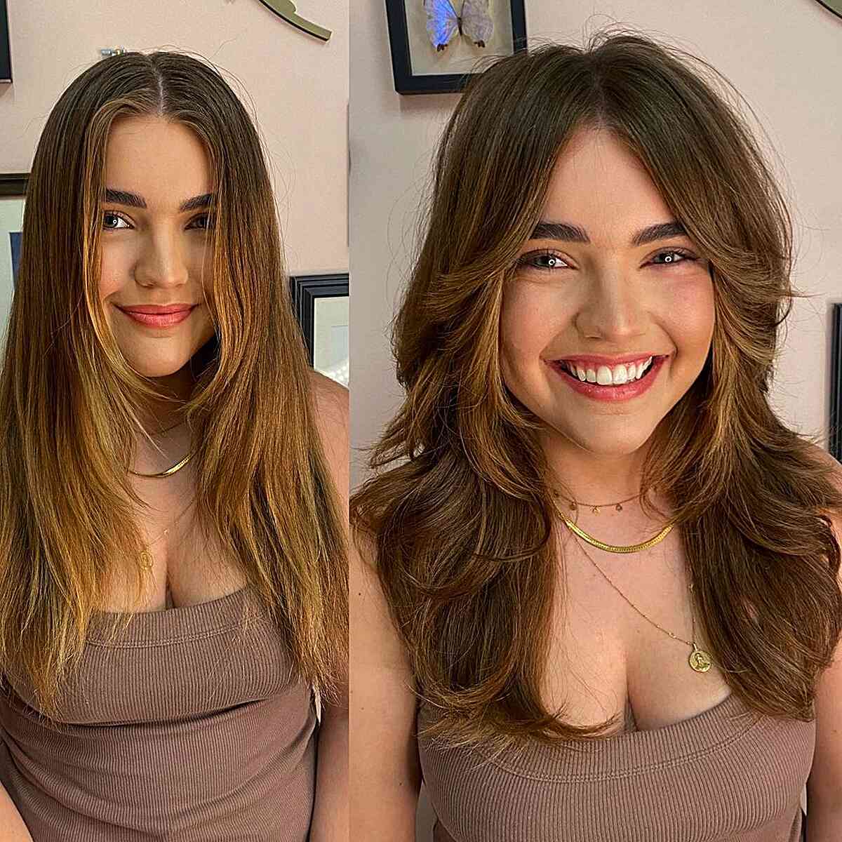 43 Stunning Face-Framing Layers to Enhance Medium Hair