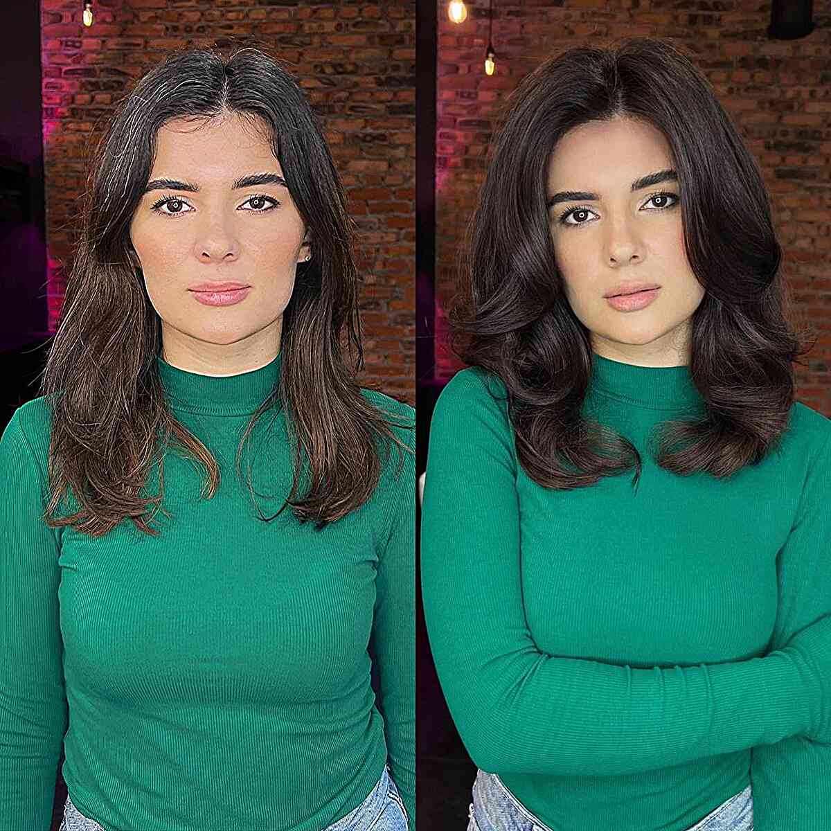 43 Stunning Face-Framing Layers to Enhance Medium Hair
