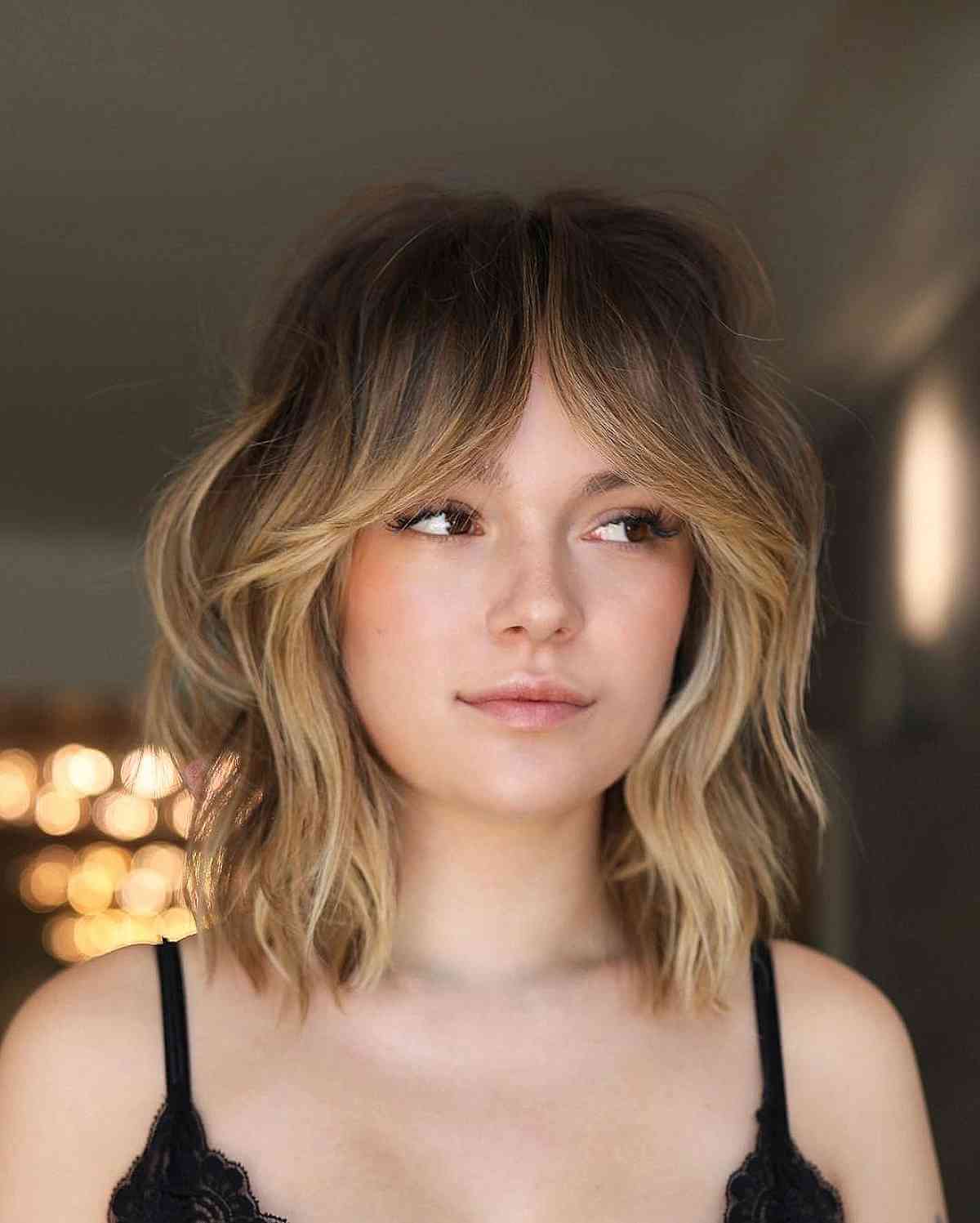 43 Stunning Face-Framing Layers to Enhance Medium Hair