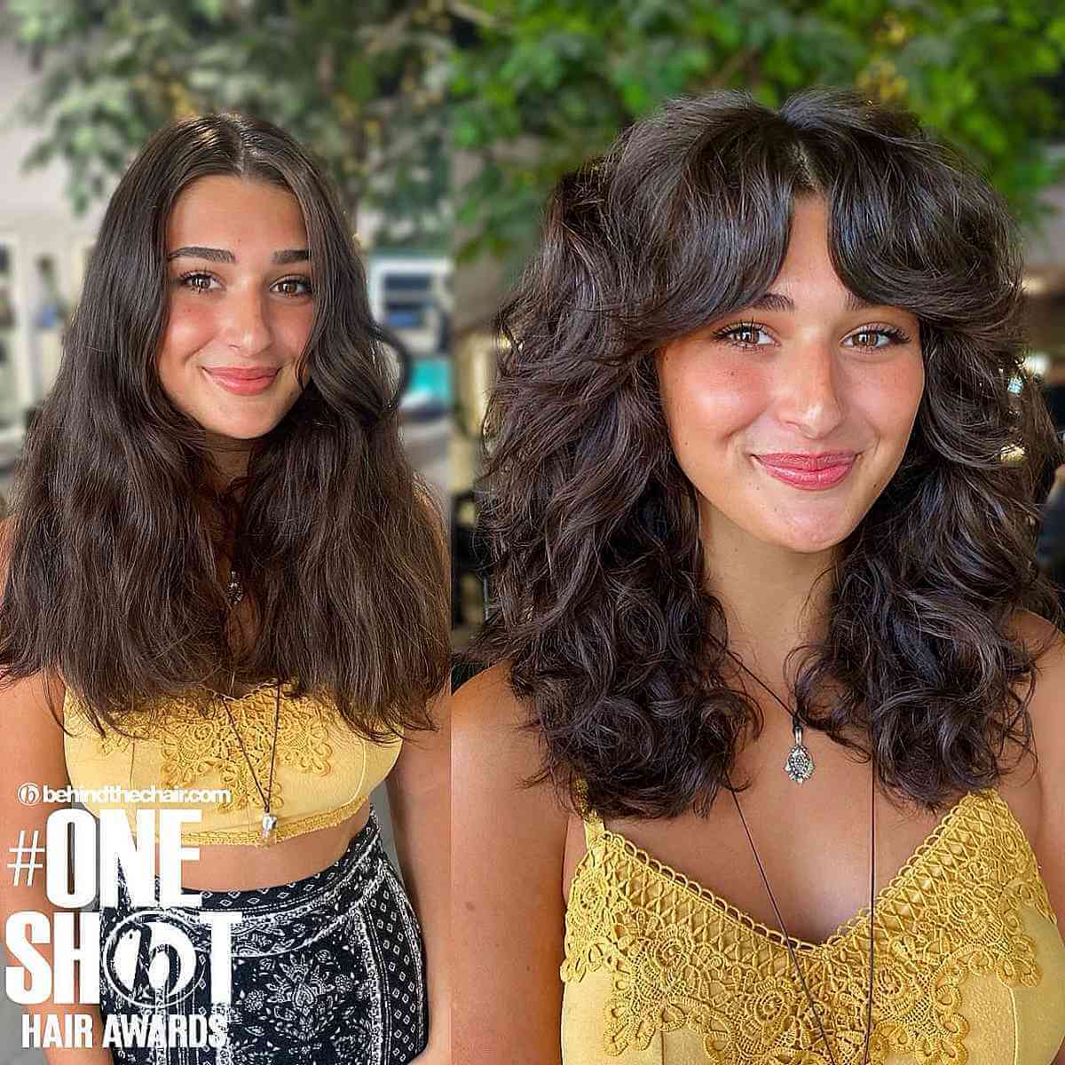Shoulder-Length Hair with Curtain Bangs: Styles & Styling Tips