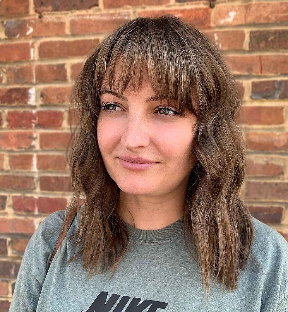 Shoulder-Length Layered Hair with Bangs: 48 Stylish Ideas