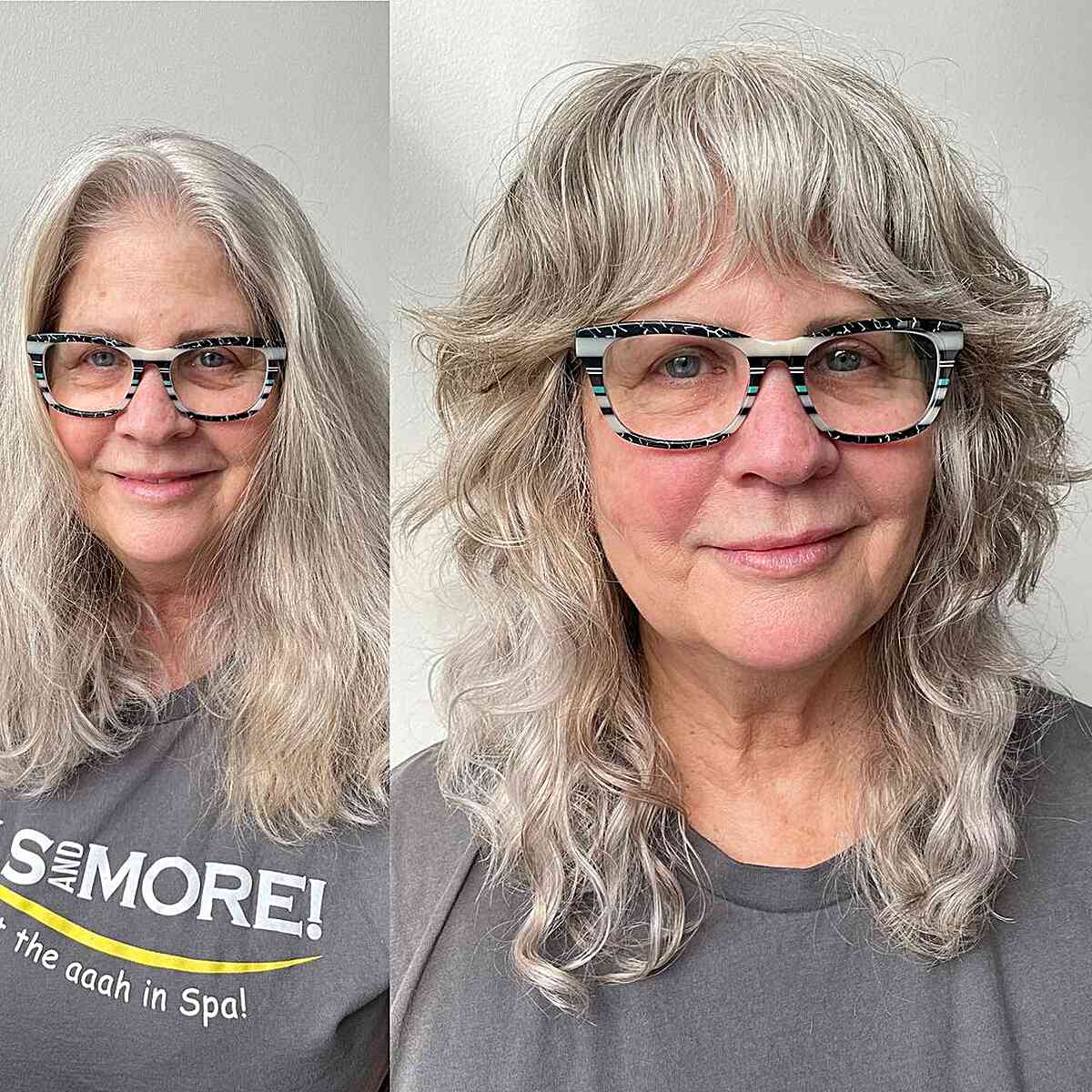 Stylish Medium Shaggy Hairstyles for Women Over 60 | [Your Brand]