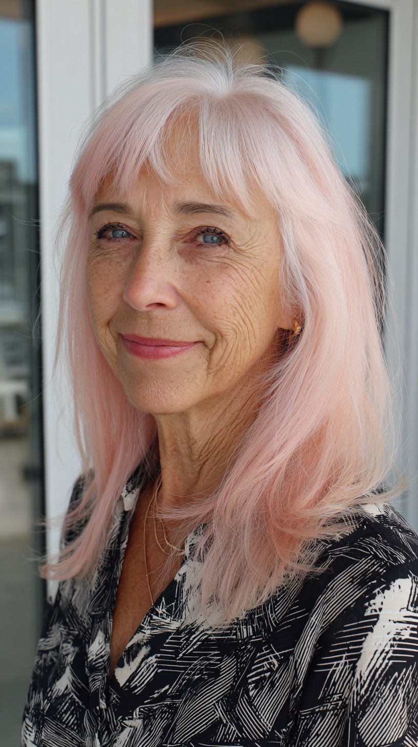 Stylish Medium Shaggy Hairstyles for Women Over 60 | [Your Brand]