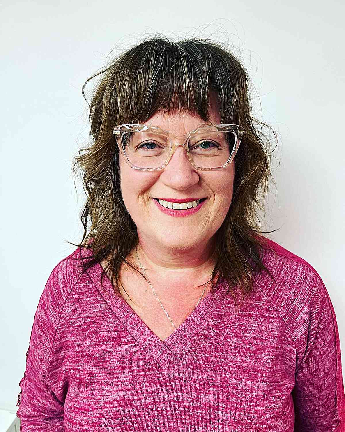 Stylish Medium Shaggy Hairstyles for Women Over 60 | [Your Brand]