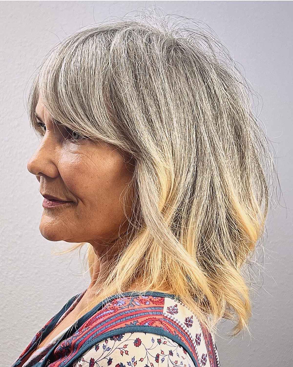 Stylish Medium Shaggy Hairstyles for Women Over 60 | [Your Brand]