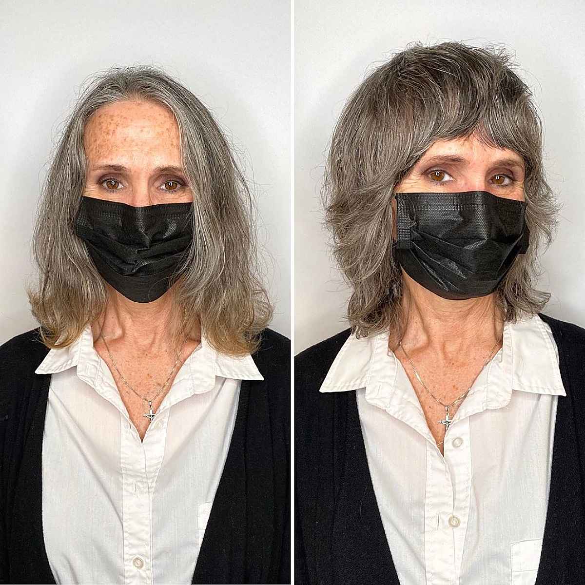 Stylish Medium Shaggy Hairstyles for Women Over 60 | [Your Brand]