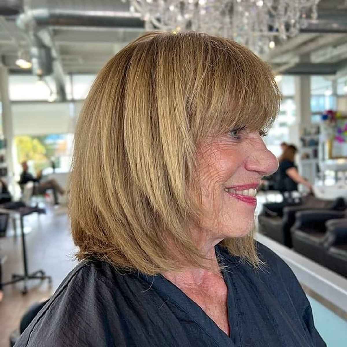 Stylish Medium Shaggy Hairstyles for Women Over 60 | [Your Brand]