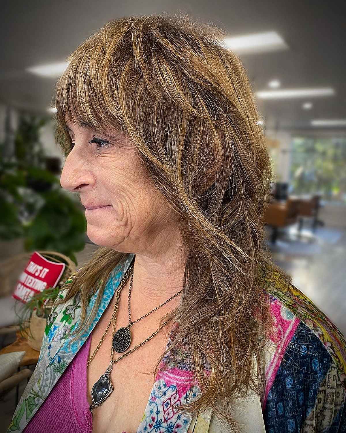 Stylish Medium Shaggy Hairstyles for Women Over 60 | [Your Brand]