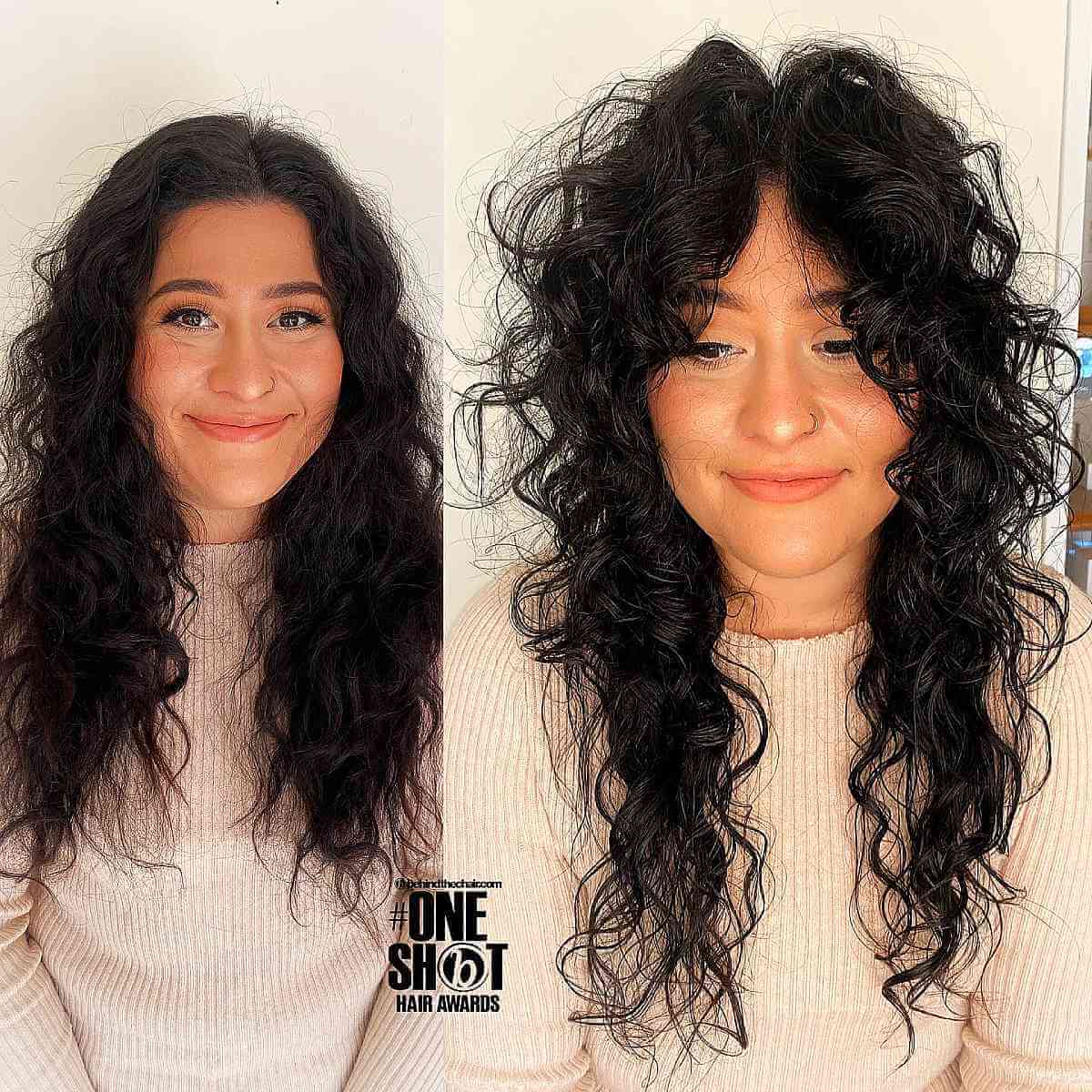 Long Shag with Curtain Bangs: Modern Style & Low Maintenance