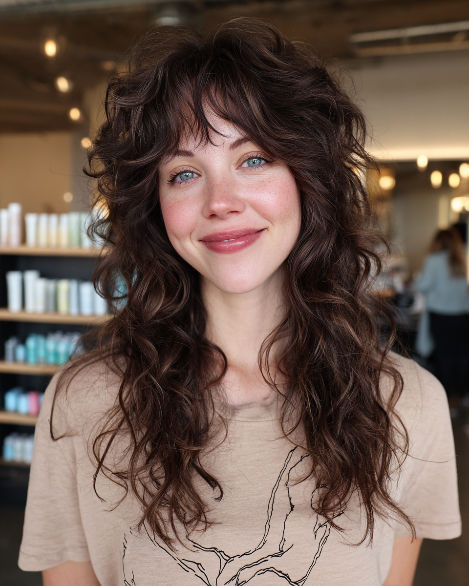 Long Curly Shag Haircut: 24 Styling Tips & Inspiration