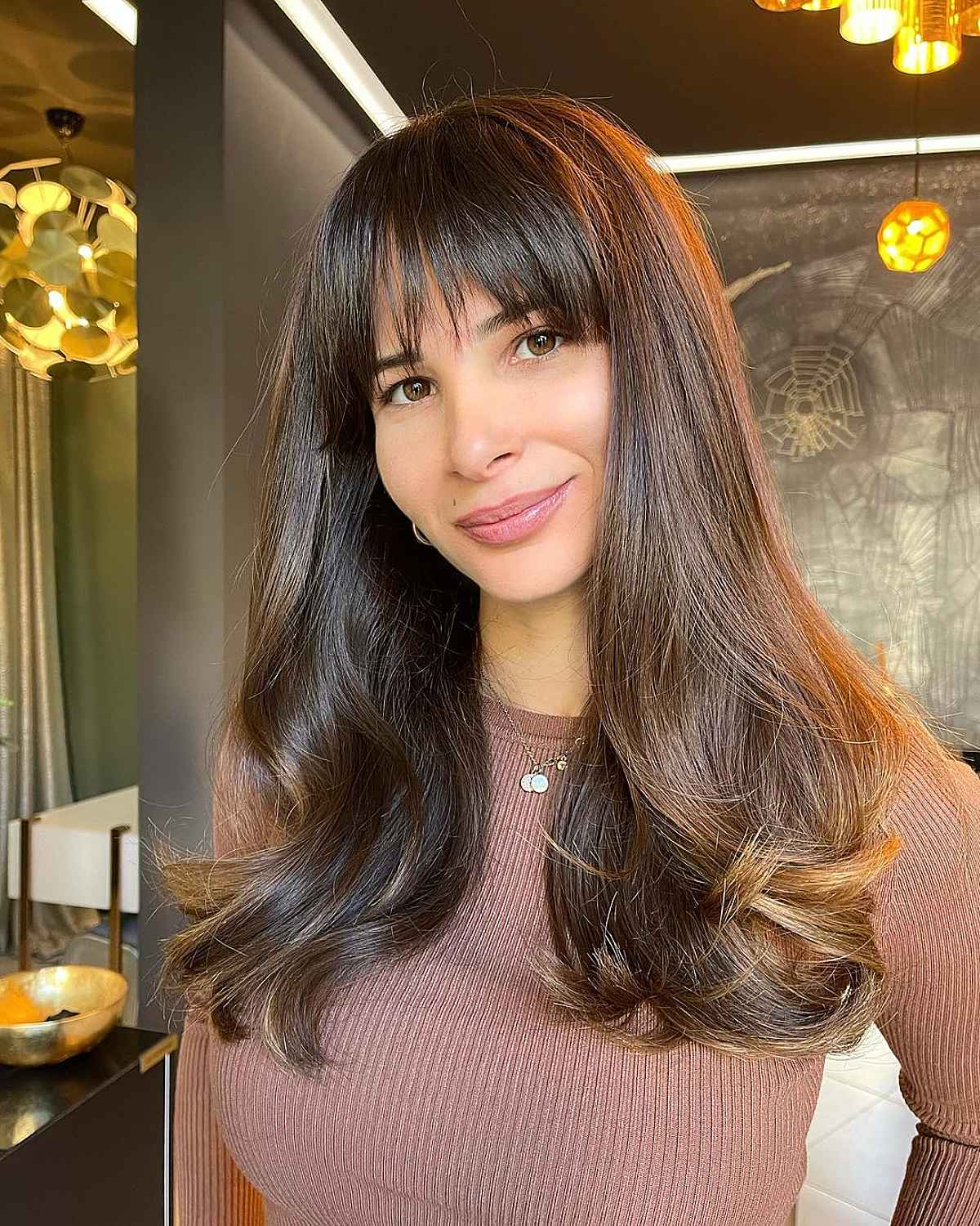 Wispy Bangs for Long Hair: Styles & Expert Tips