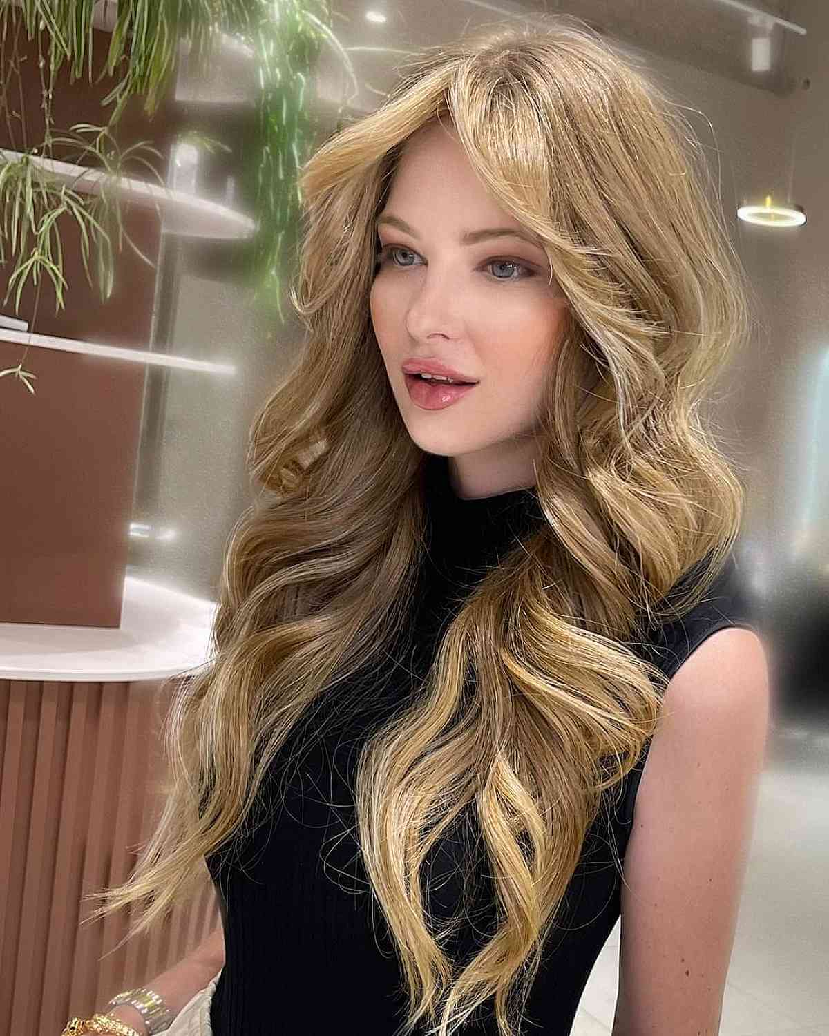 Long Hair with Curtain Bangs: 34 Stylish Ideas & Styling Tips