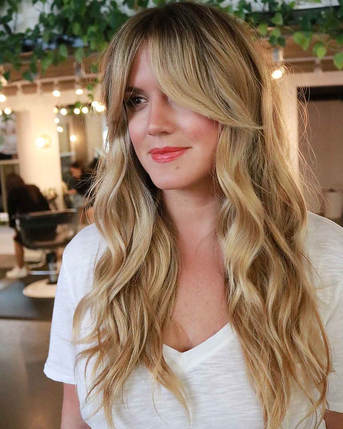 Long Hair with Curtain Bangs: 34 Stylish Ideas & Styling Tips