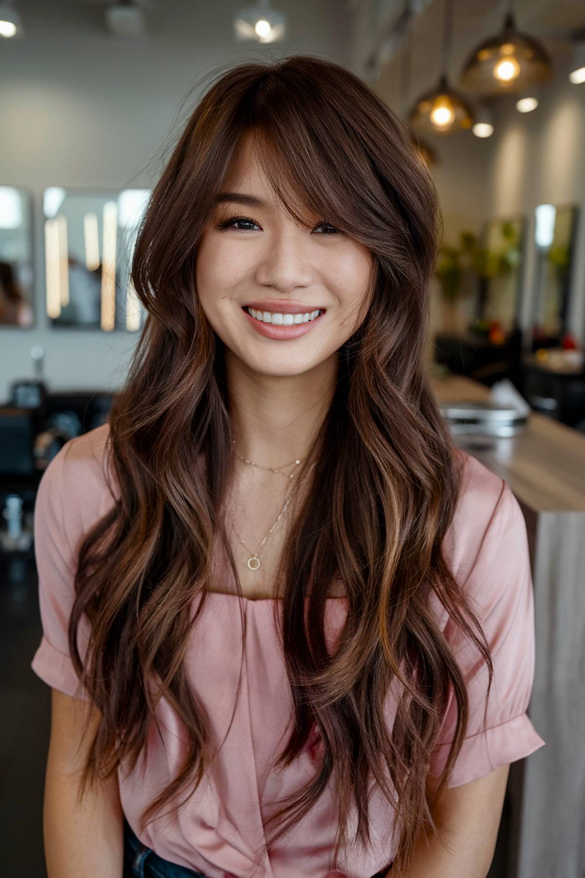 Long Layered Haircuts with Side Bangs: 2026 Trends & Styles