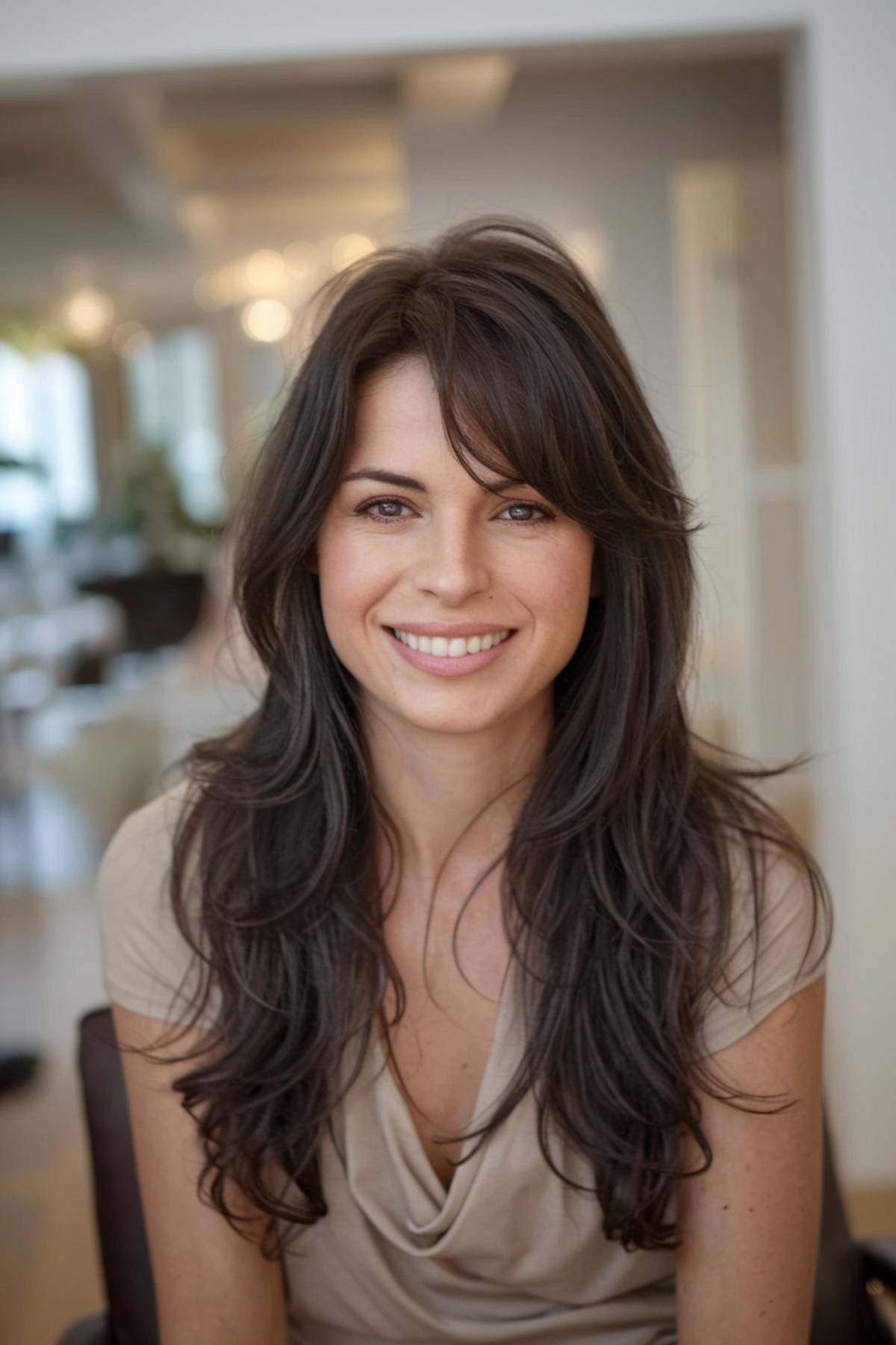 Long Layered Haircuts with Side Bangs: 2026 Trends & Styles