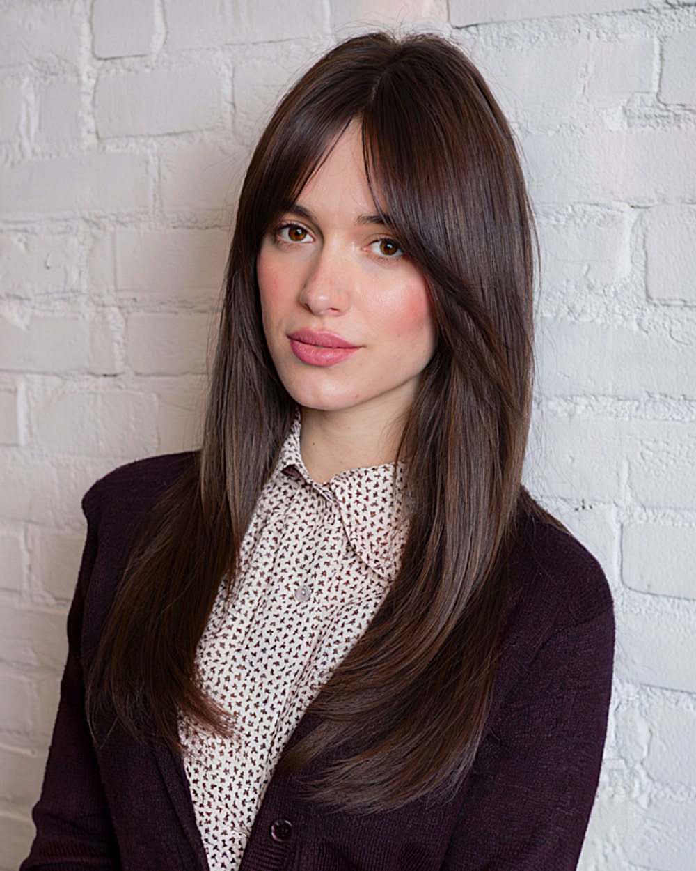 42 Stunning Hairstyles for Long Straight Hair with Curtain Bangs