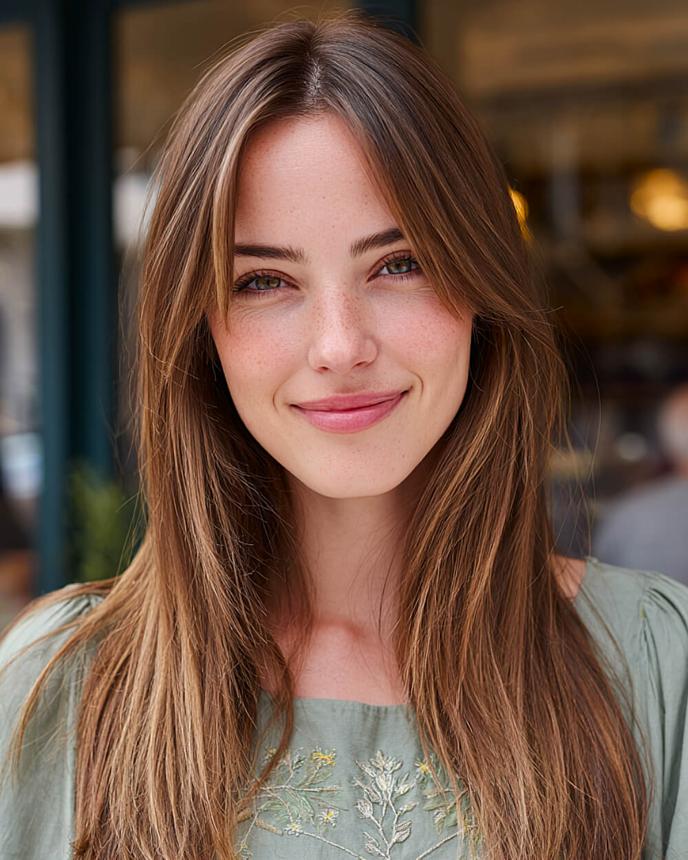 42 Stunning Hairstyles for Long Straight Hair with Curtain Bangs