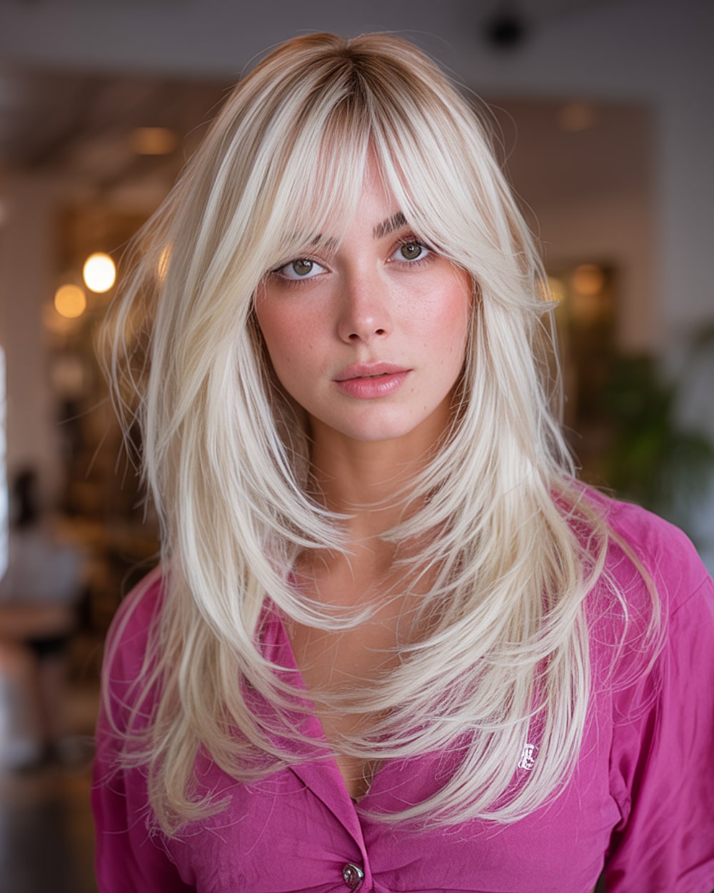 42 Stunning Hairstyles for Long Straight Hair with Curtain Bangs