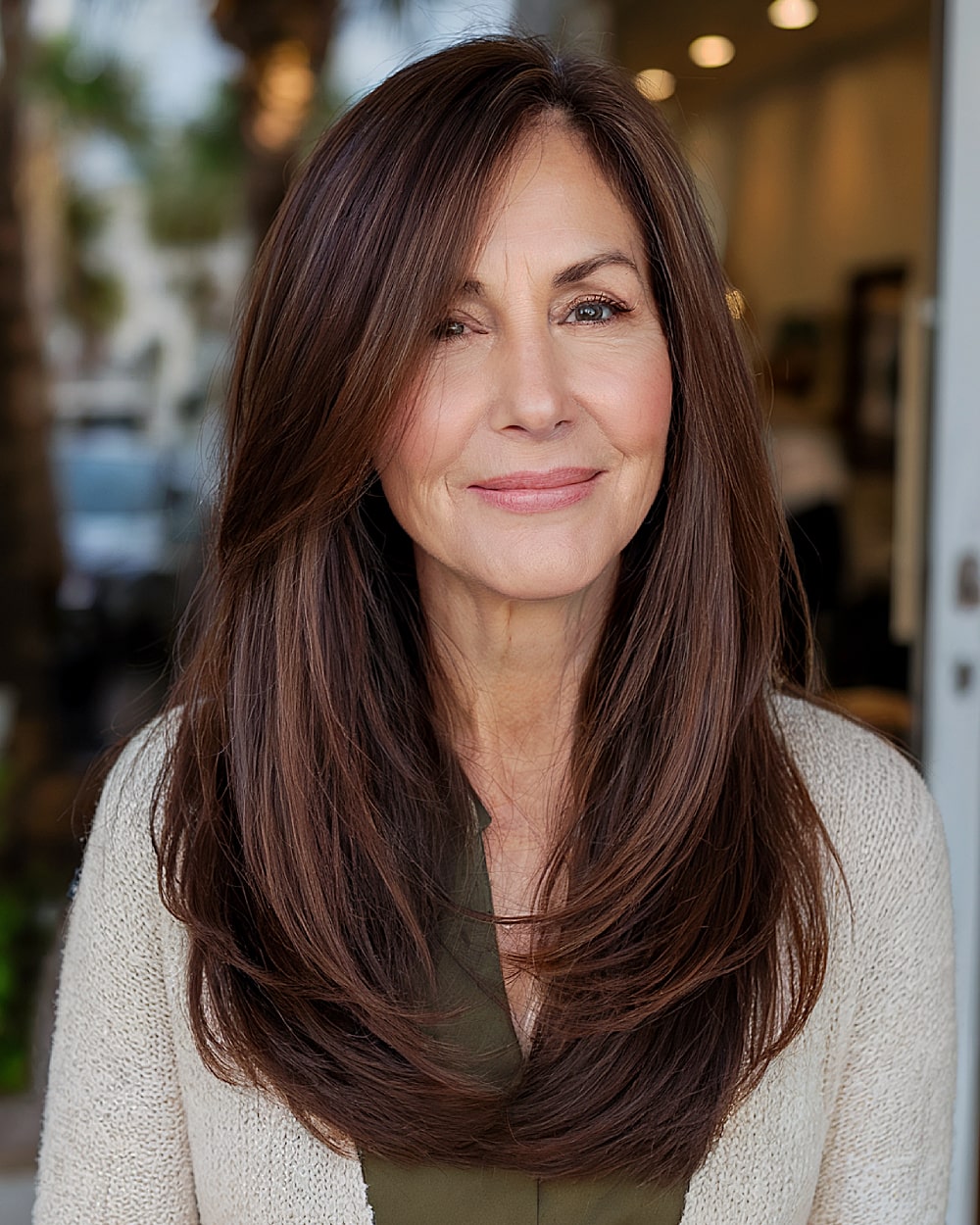 Elegant Long Straight Hairstyles for Women Over 60 | Expert Tips
