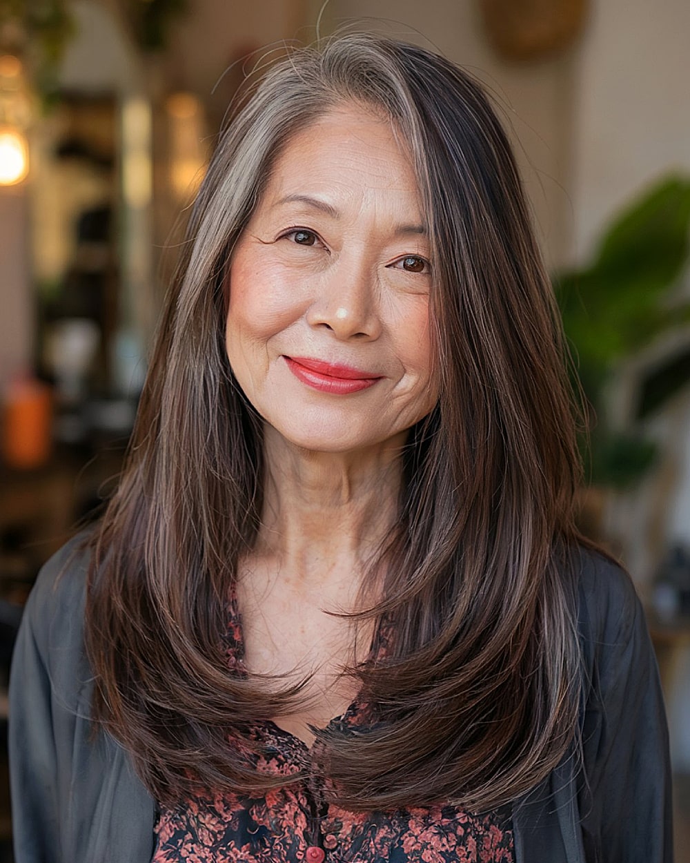 Elegant Long Straight Hairstyles for Women Over 60 | Expert Tips