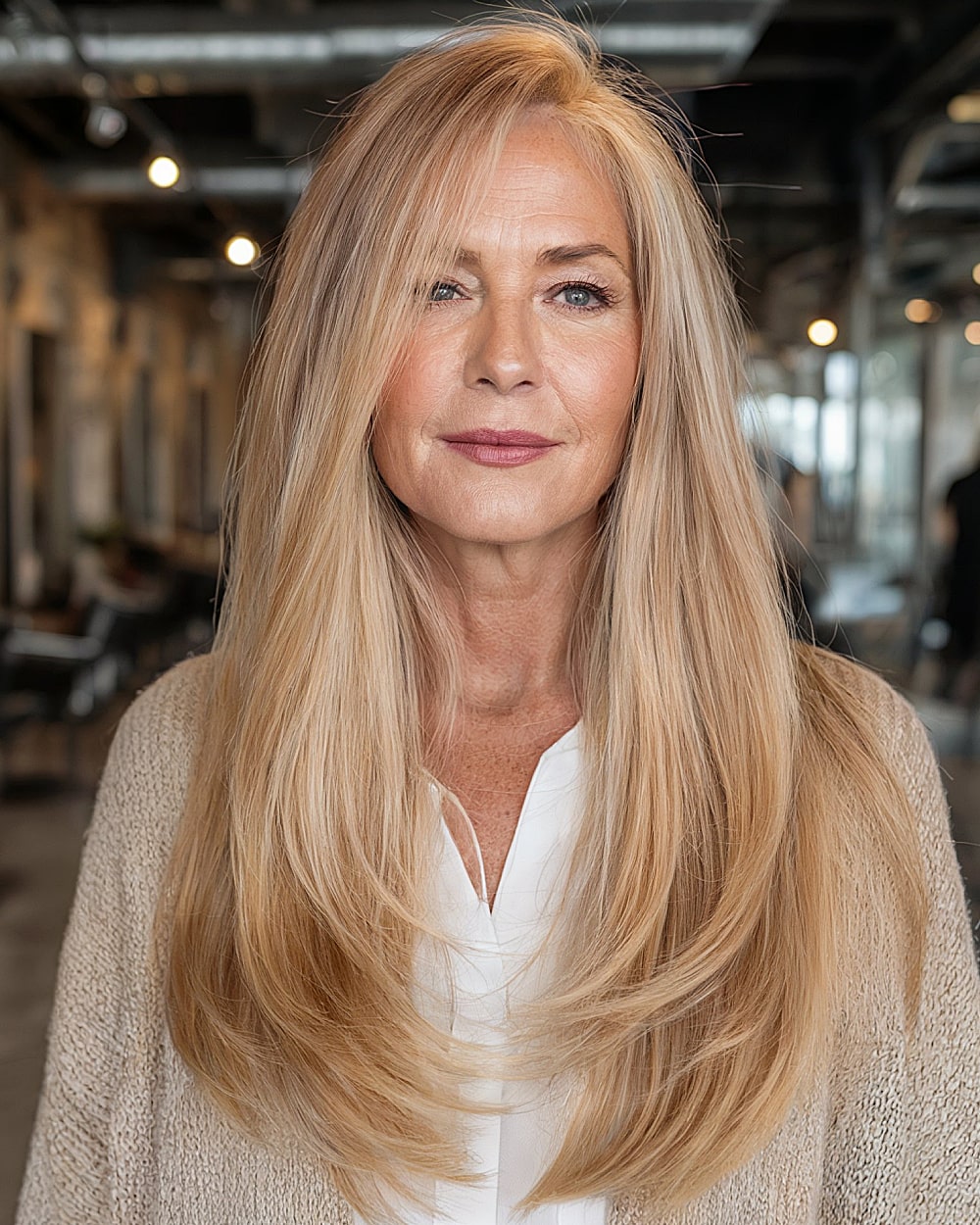 Elegant Long Straight Hairstyles for Women Over 60 | Expert Tips