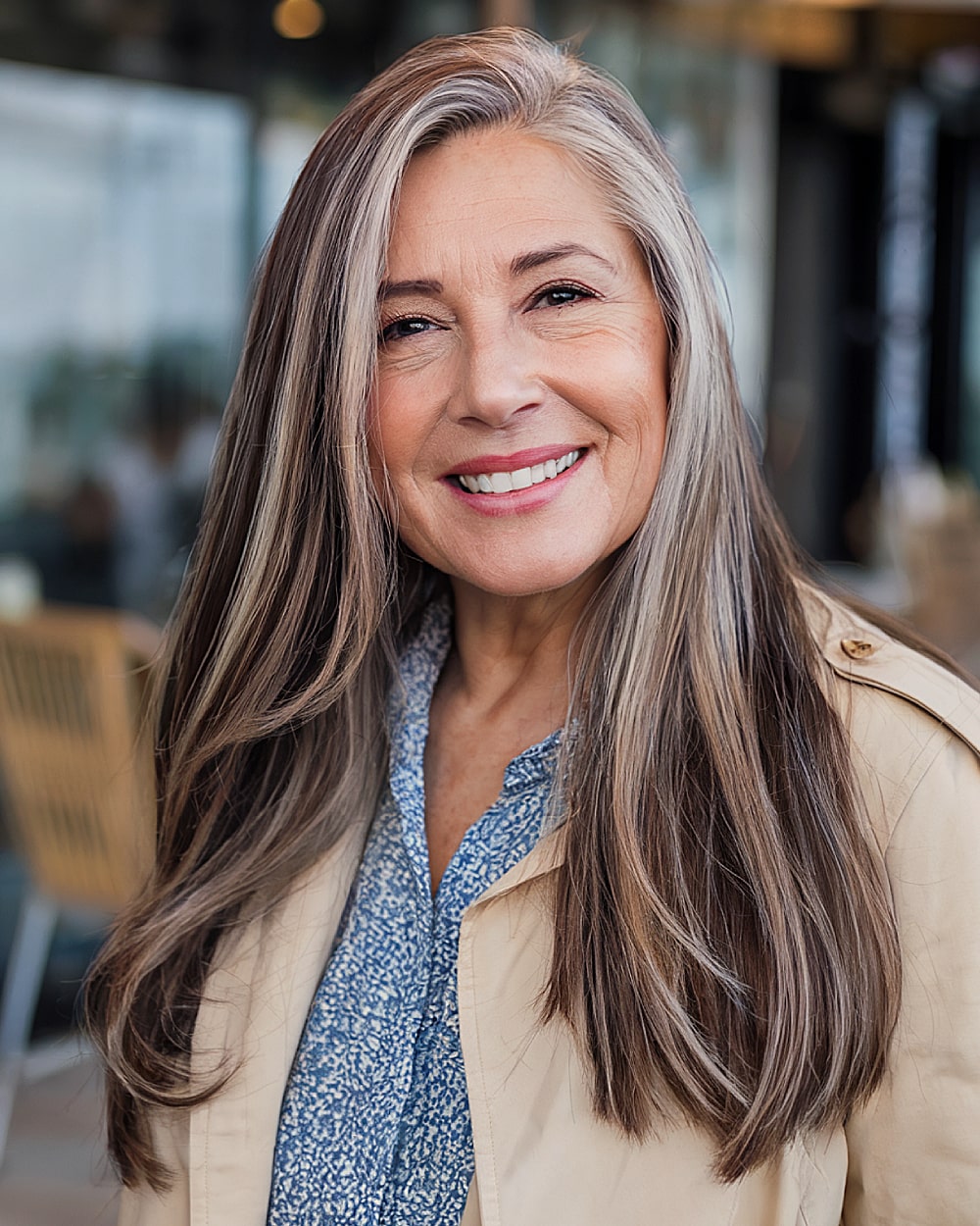 Elegant Long Straight Hairstyles for Women Over 60 | Expert Tips