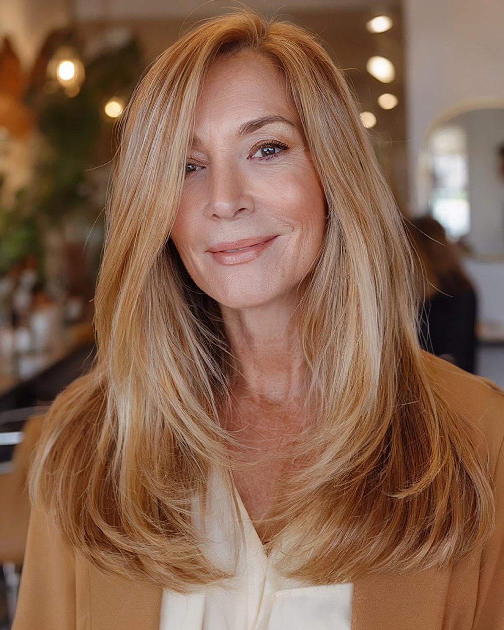 Elegant Long Straight Hairstyles for Women Over 60 | Expert Tips