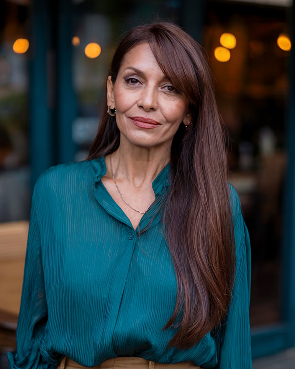Elegant Long Straight Hairstyles for Women Over 60 | Expert Tips