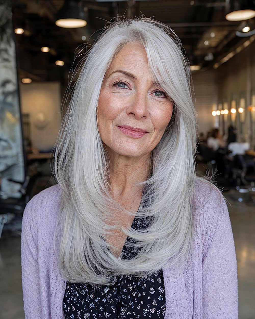 Elegant Long Straight Hairstyles for Women Over 60 | Expert Tips