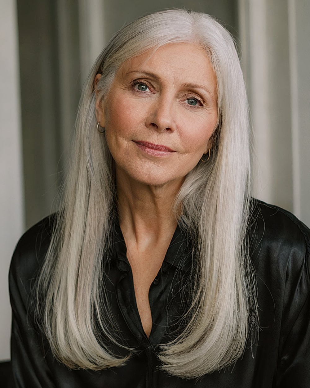 Elegant Long Straight Hairstyles for Women Over 60 | Expert Tips