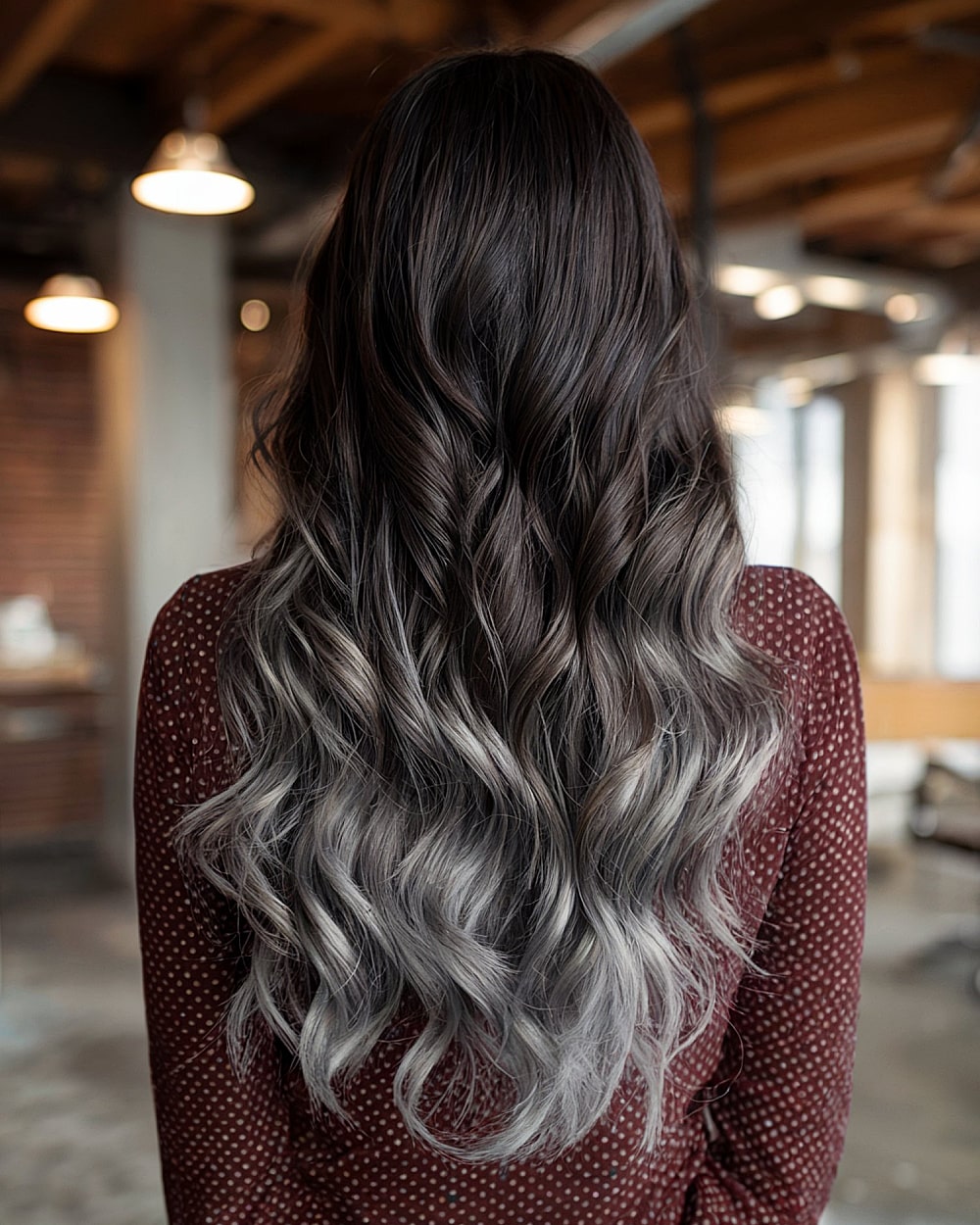 Grey Blending Techniques for Dark Hair: 52 Stunning Styles