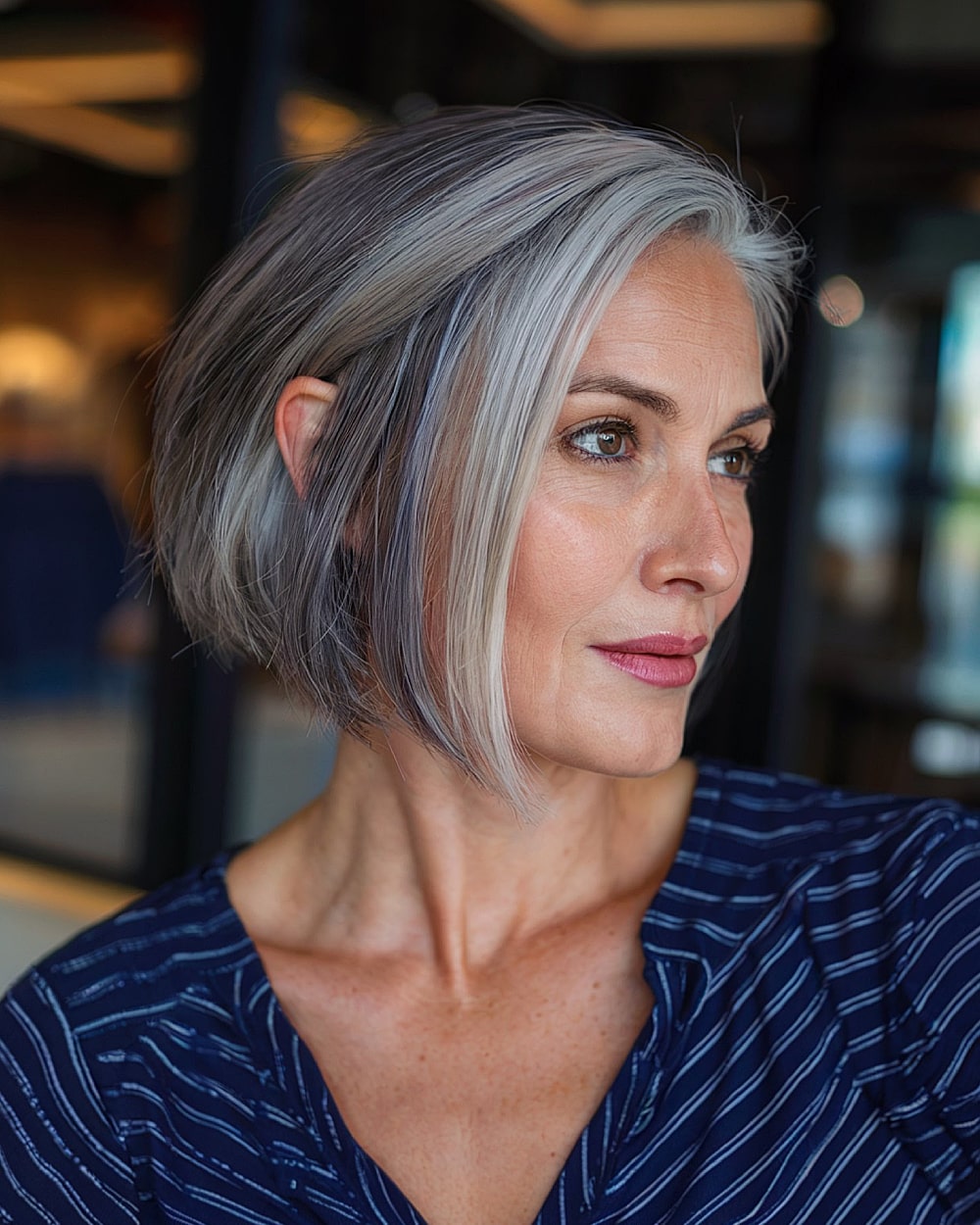 Grey Blending Techniques for Dark Hair: 52 Stunning Styles