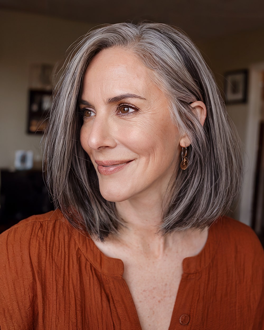 Grey Blending Techniques for Dark Hair: 52 Stunning Styles