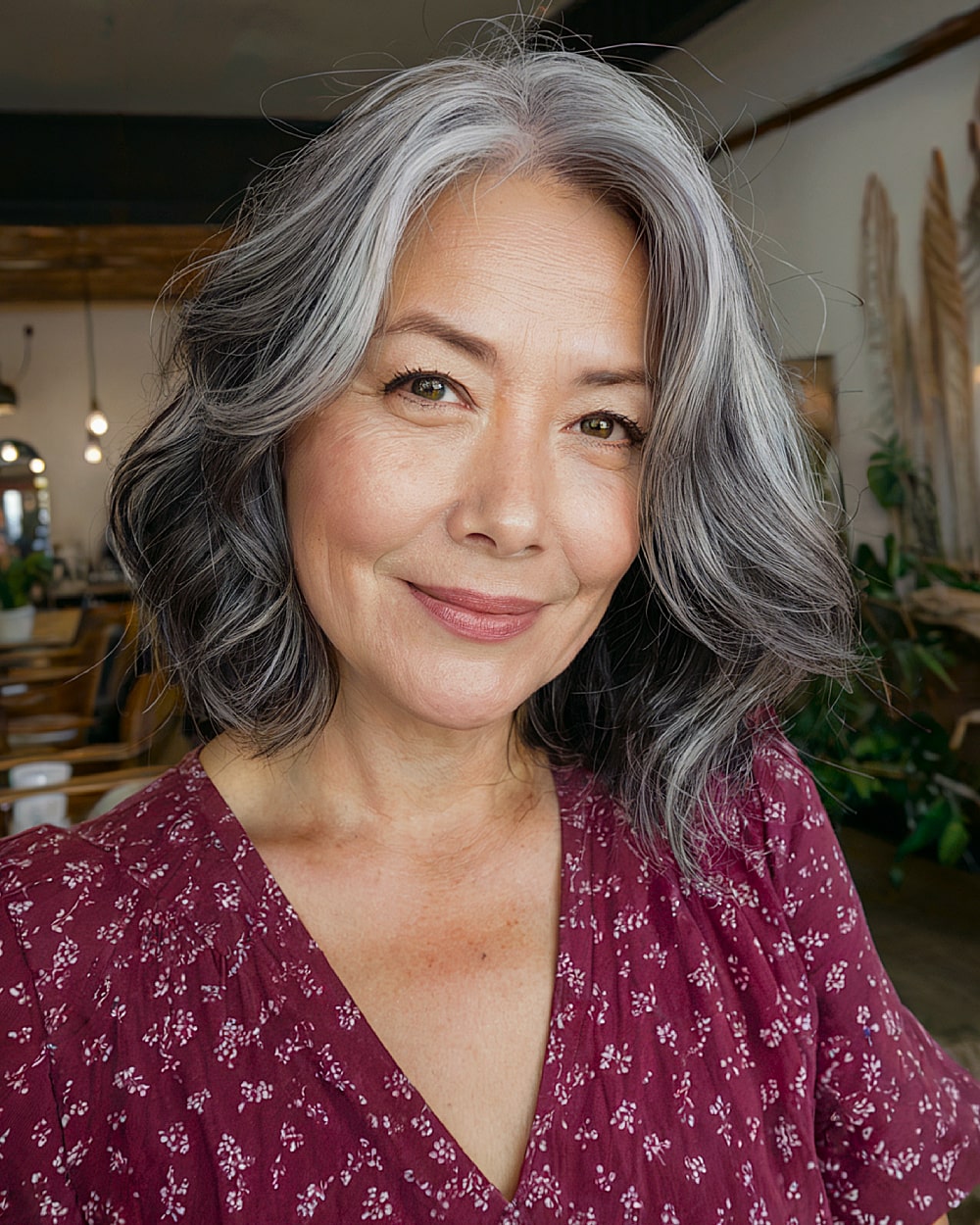 Grey Blending Techniques for Dark Hair: 52 Stunning Styles