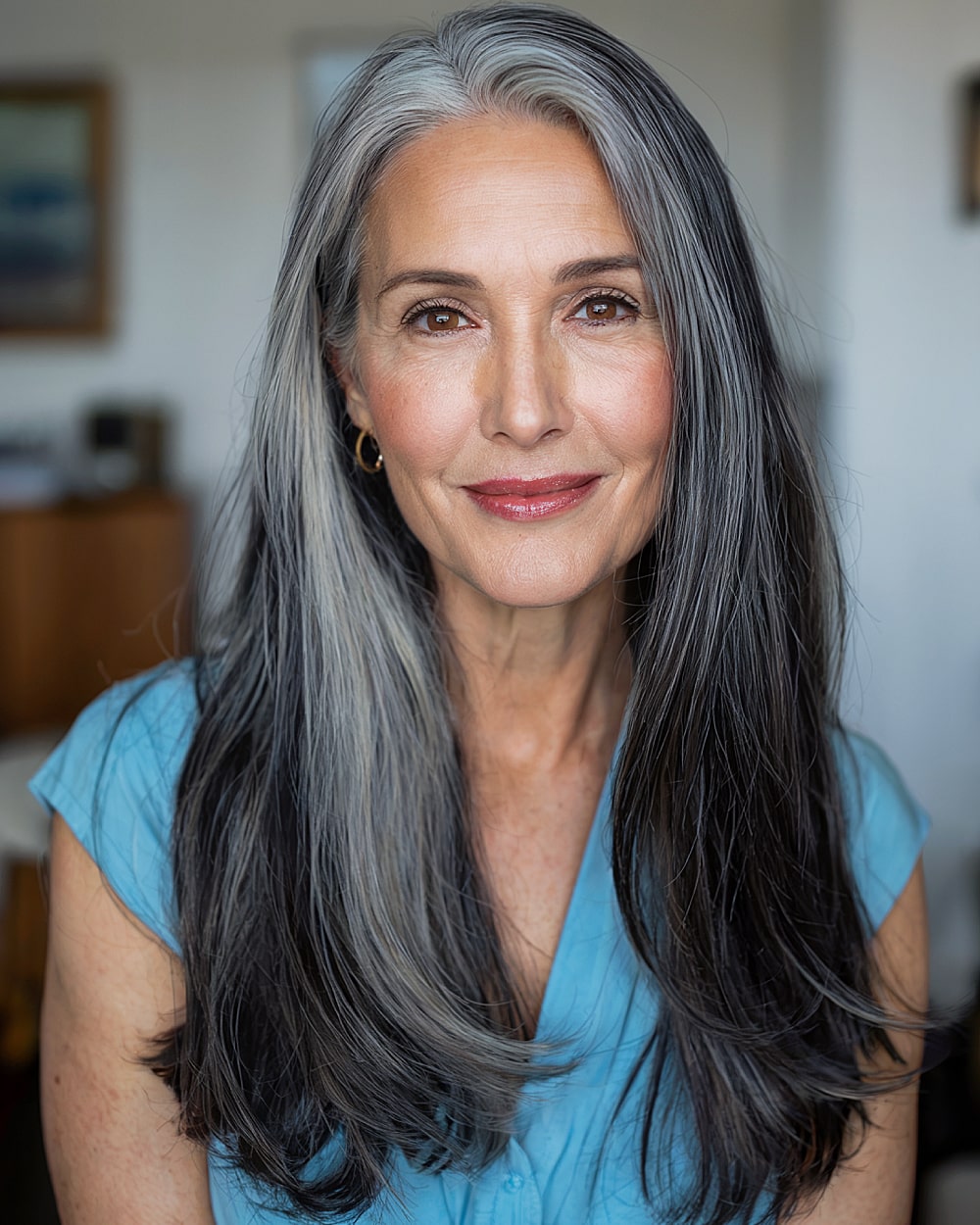 Grey Blending Techniques for Dark Hair: 52 Stunning Styles