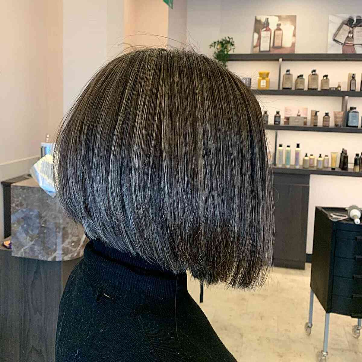 Grey Blending Techniques for Dark Hair: 52 Stunning Styles