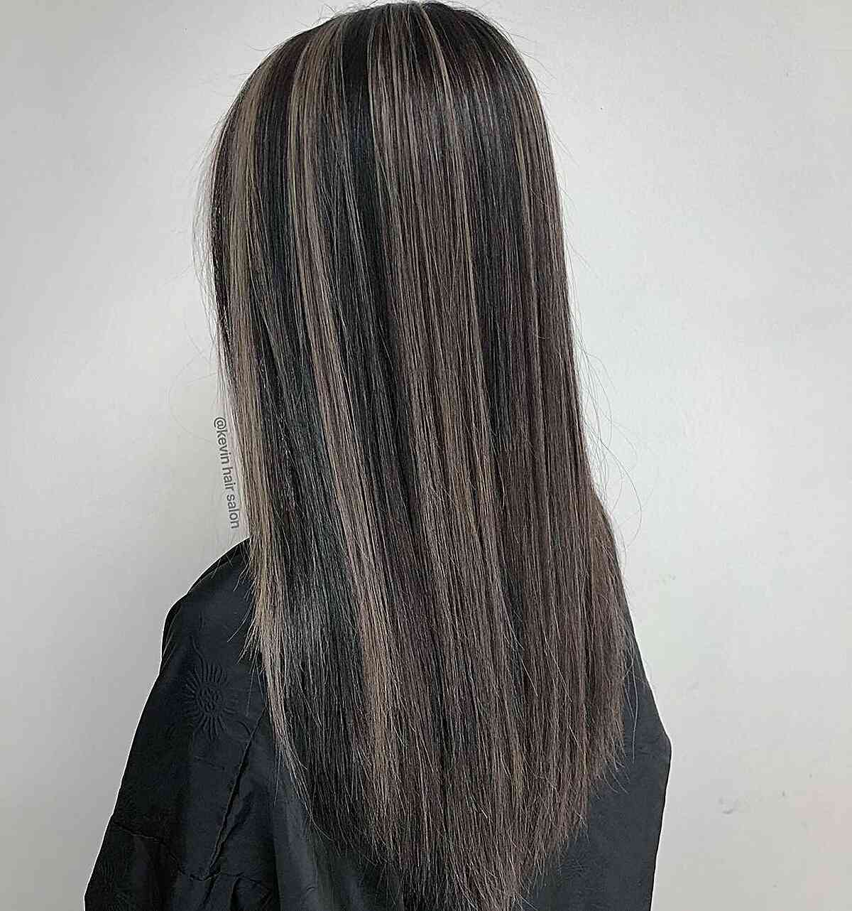 Grey Blending Techniques for Dark Hair: 52 Stunning Styles