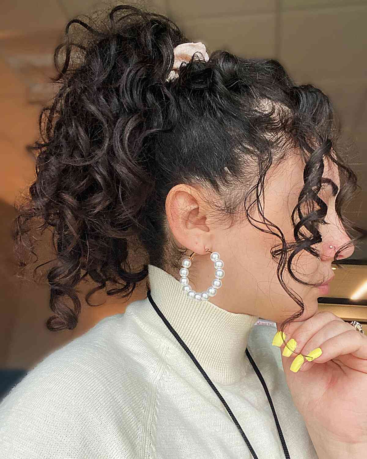 Stylish Curly Ponytail Ideas: 25 Glamorous Looks