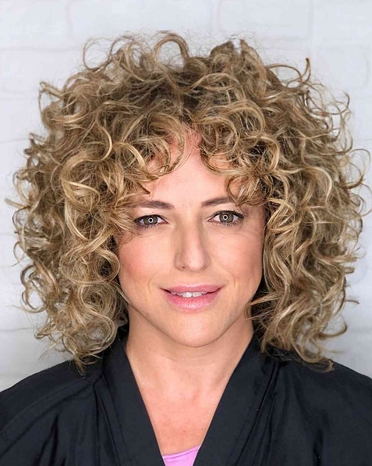 Curly Curtain Bangs: 26 Styles & Expert Tips for Soft Framing