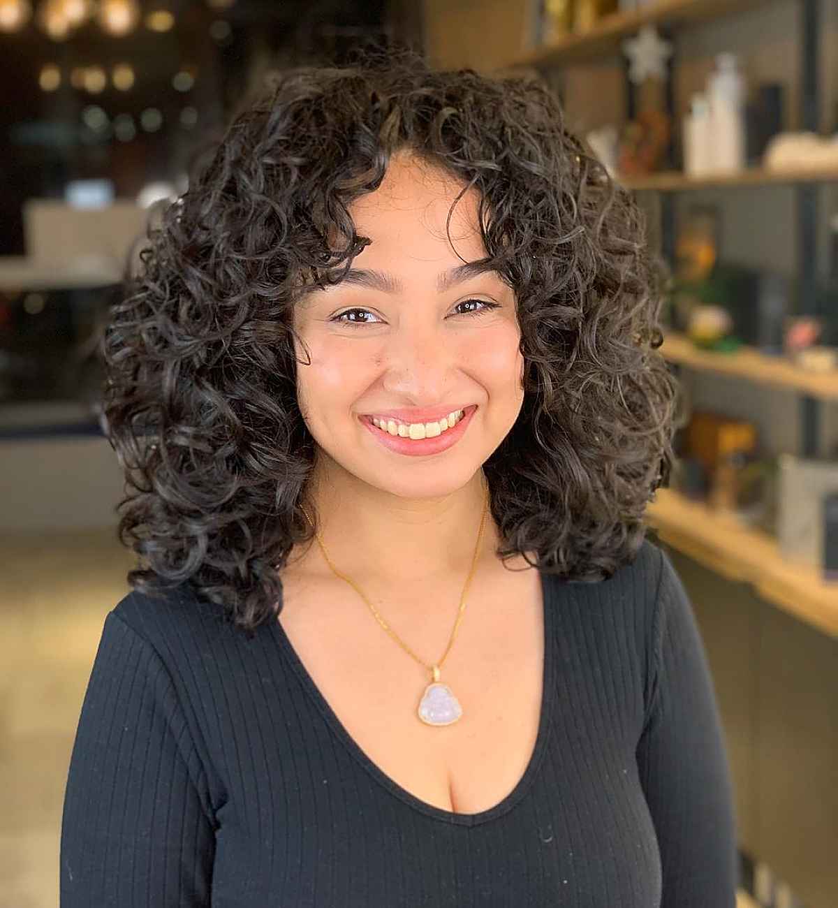 Curly Curtain Bangs: 26 Styles & Expert Tips for Soft Framing