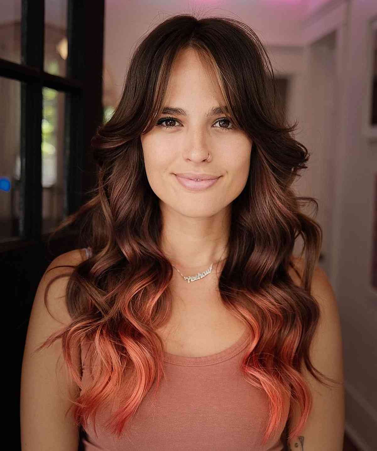 Curtain Bangs & Wavy Hair: 29 Styling Ideas & Expert Tips