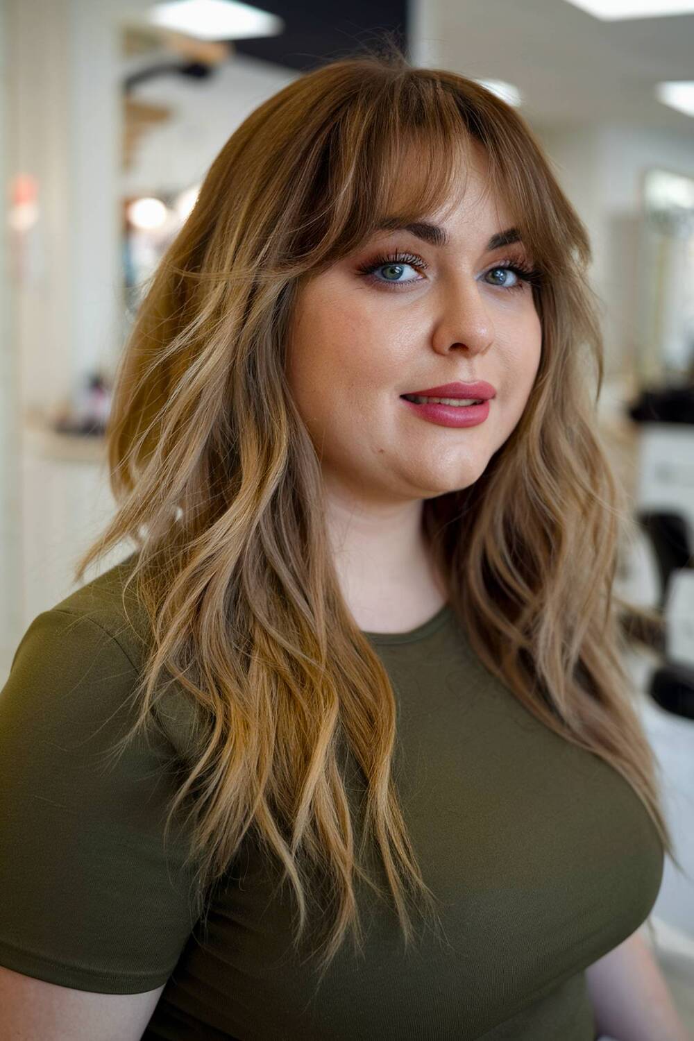 Best Wavy Haircuts with Bangs for Round Faces in 2026