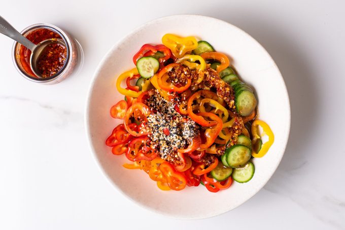 Viral Cucumber & Pepper Salad Recipe | Simple Summer Side Dish